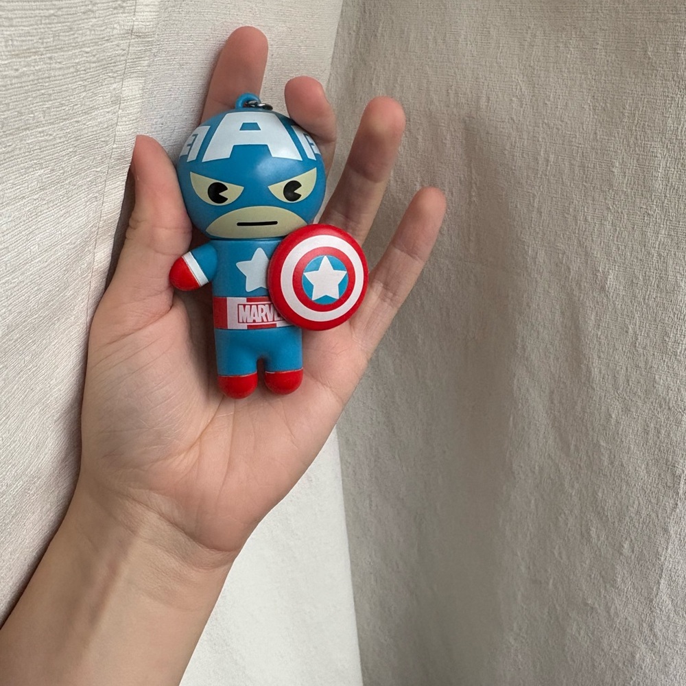 Marvel Captain America Keychain Lipbalm